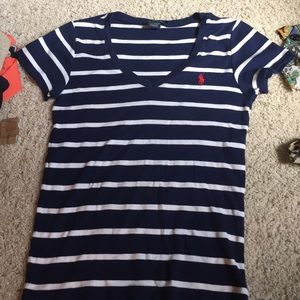 Polo Ralph Lauren v neck t shirt. Women's.