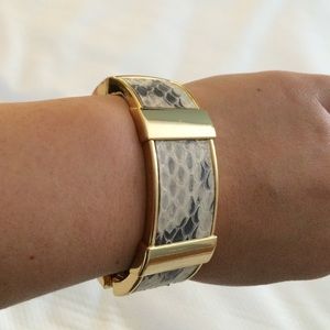 J. Crew Snake Print Bangle