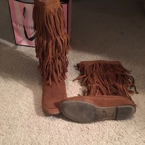Lauren Conrad suede moccasins size 7