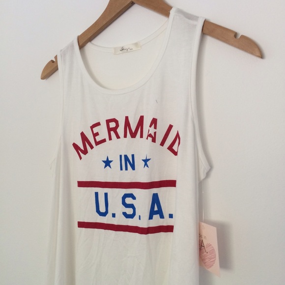 🇱🇷'Mermaid in the USA' Tank - Picture 2 of 3