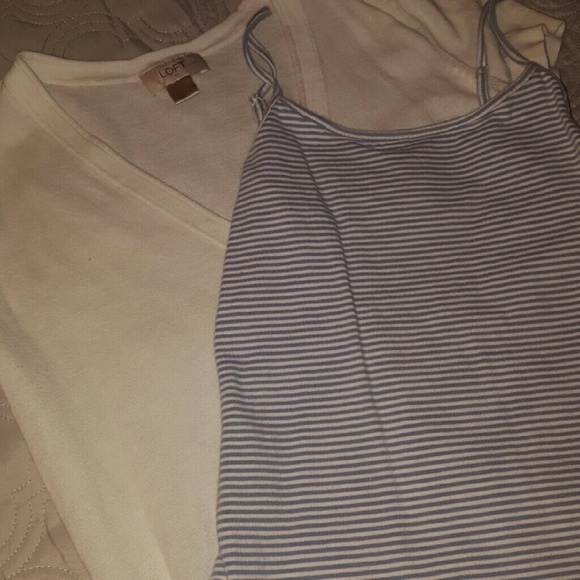 Camisole and pinstripe tank top - Picture 1 of 2