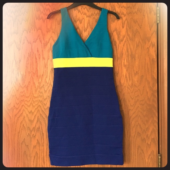 Brand new colorblock Express dress