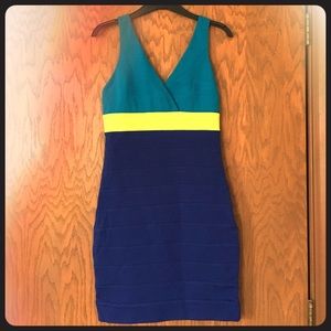 Brand new colorblock Express dress