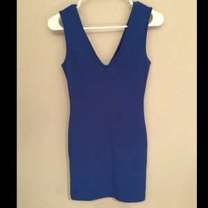 Blue mini dress
