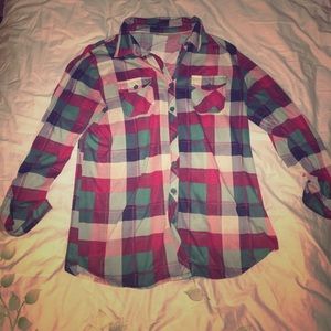 Bright colored flannel!