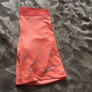 Orange Nike Pros