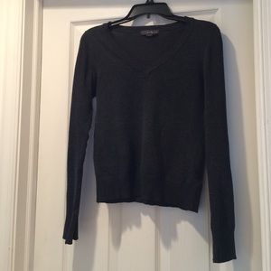 Grey v neck sweater