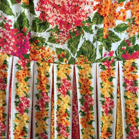 ☮SOLD☮Isaac Mizrahi Garden Party Dress - Picture 3 of 4