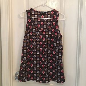 Owl print tank top!
