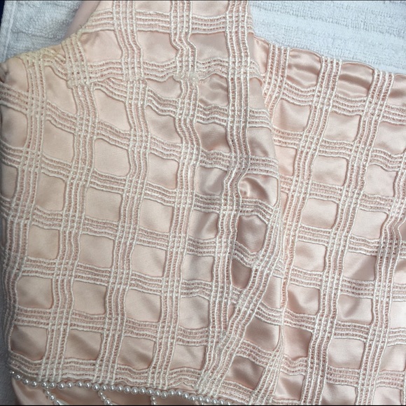 Vintage! Blush Pink Gown: SEE DESCRIPTION! - Picture 3 of 4