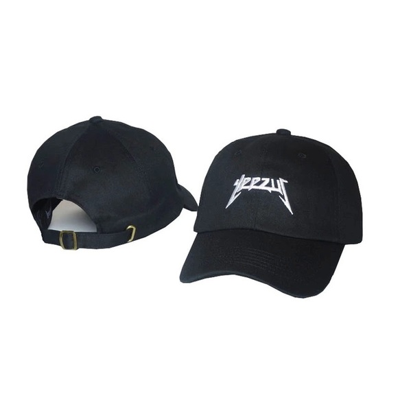 Yeezus Kanye West Baseball Cap Hat Black Embroider - Picture 2 of 4