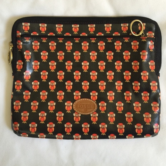 Price Drop!! FOSSIL Owl Tablet/ IPAD Sleeve