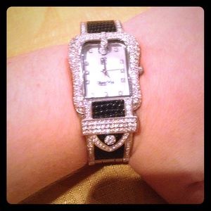 Ladies' Victoria Wieck black and silver timepiece