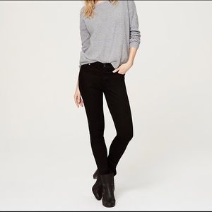 Loft Petite Denim Leggings Black 28P 6P