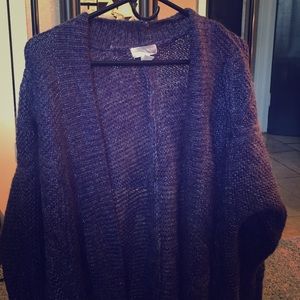 Dark purple cardigan