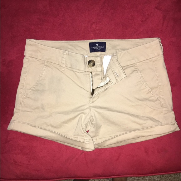 Khaki AE Chino Shorts