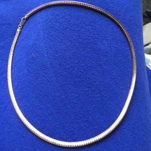 Sterling silver necklace.