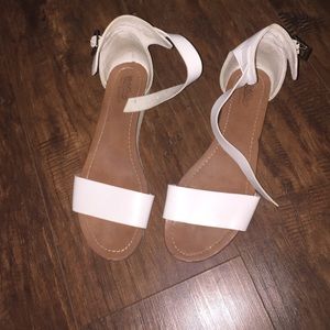 White sandal