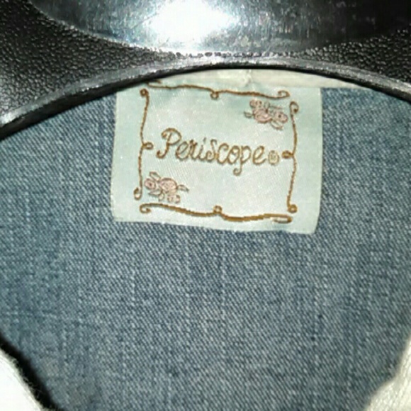 Women's Periscope Distressed Denim Hooded Jacket - Picture 3 of 4