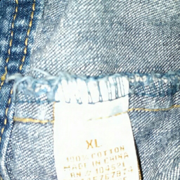 Women's Periscope Distressed Denim Hooded Jacket - Picture 4 of 4