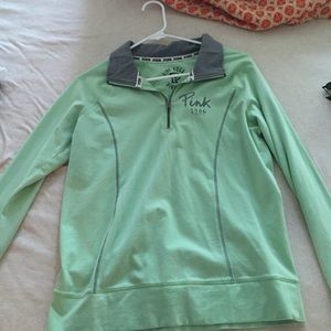 Victoria's Secret pink quarter zip