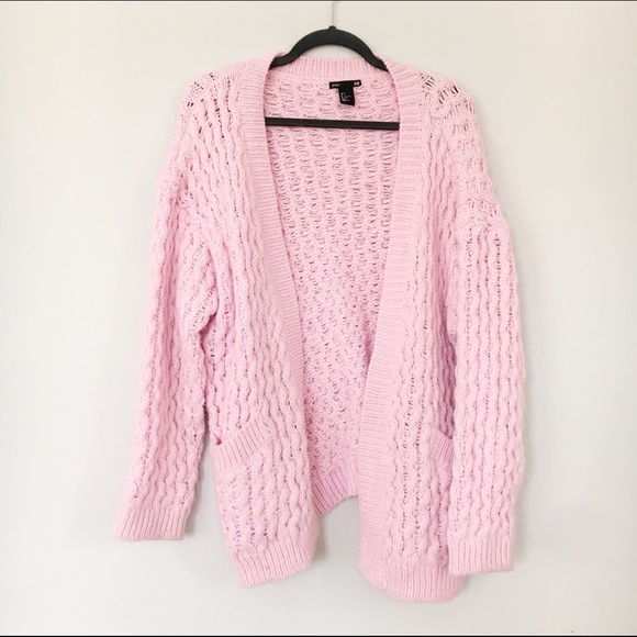 Pink Knit Cardigan