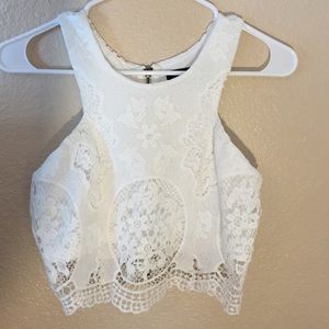 Lace crop top