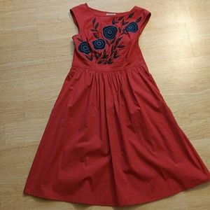 Red Eshakti Dress