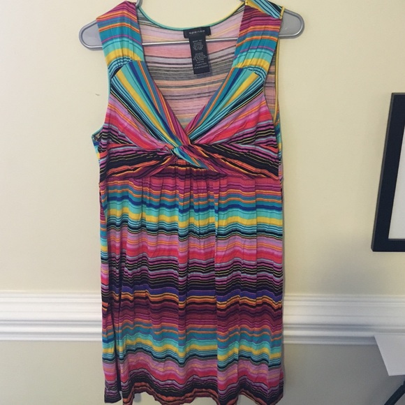 Multi-Color Striped Dress / XL