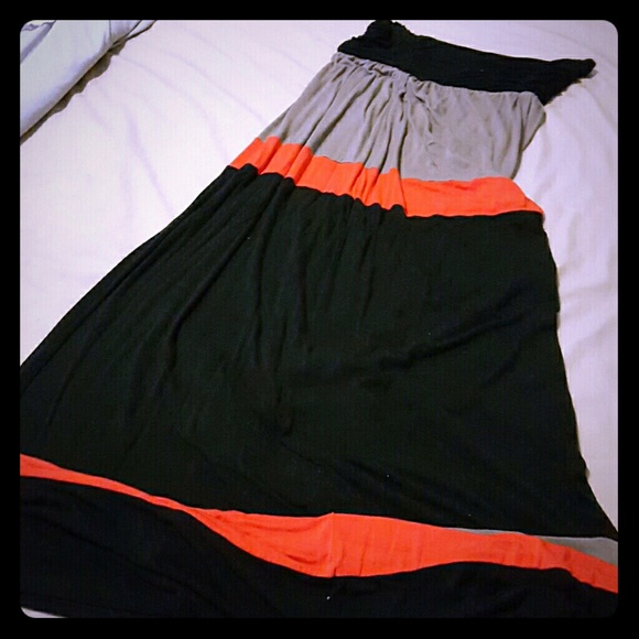 Maxi dress tube top