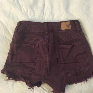 Super Distressed Cheeky Jean Shorts!