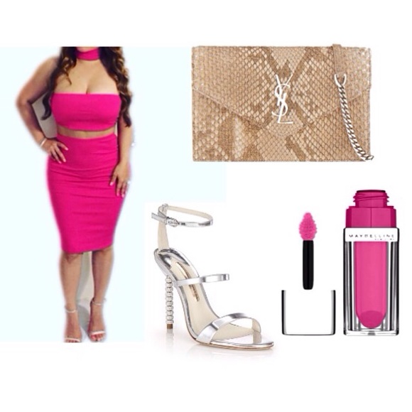 Fuchsia club dress
