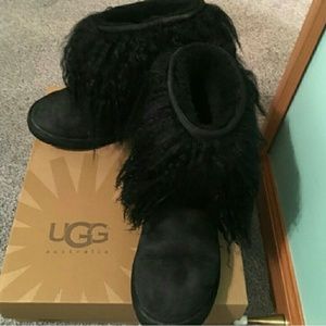 Mongolian Black Authentic UGG's
