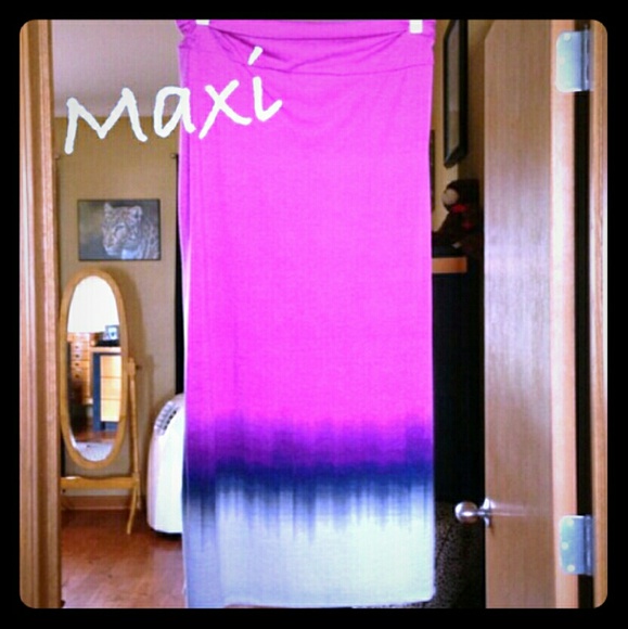 Tie-Dye Maxi Skirt