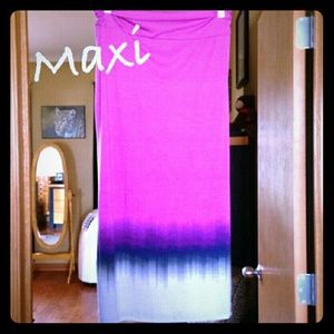 Tie-Dye Maxi Skirt
