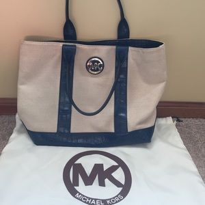 Michael Kors tweed style bag