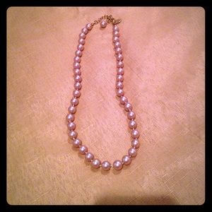 Nolan Miller pink pearl necklace