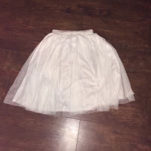 White tutu skirt