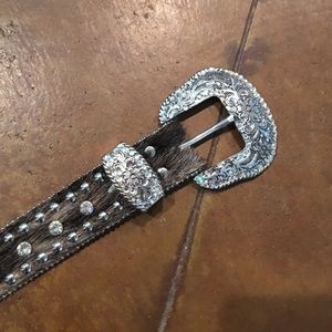 Bling western belt
