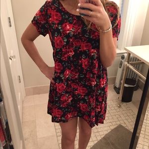 American Apparel floral printed dress