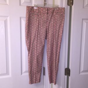 LOFT Printed Chino Pants