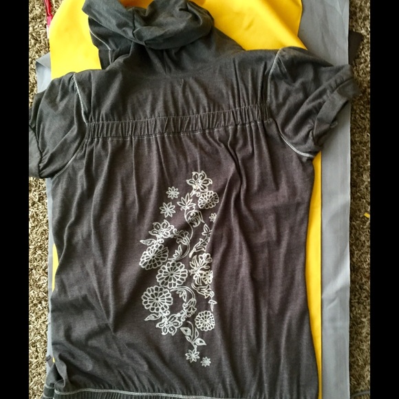 Hooded print tunic shirt - Picture 4 of 4