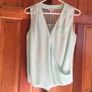 Mint green tank