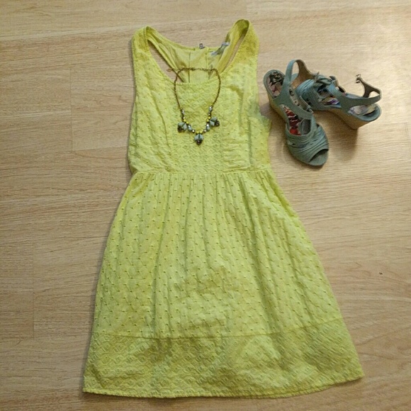 Neon green Mini Dress