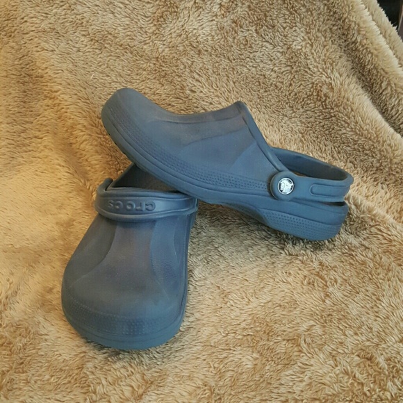 Navy Blue Crocs