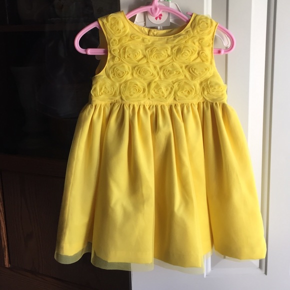 Yellow sun dress toddler