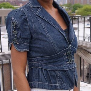 Marc Jacobs denim blazer XS