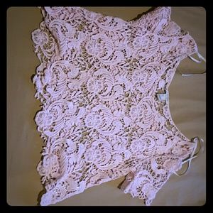 Lace crop top