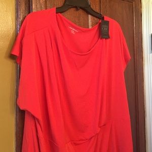 Lane Bryant coral top