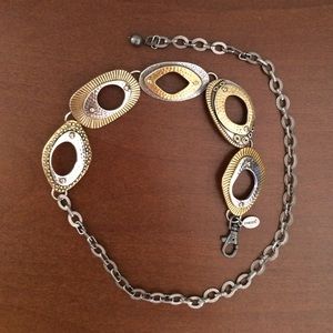 Chico's Gold and Silver Belt